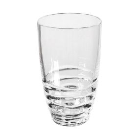 Swirl Acrylic Glasses Drinking Set of 4 (20oz), Plastic Drinking Glasses, BPA Free Cocktail Glasses, Drinkware Set, Hi Ball Plastic Water Tumbler