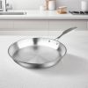 SOGA 20cm Stainless Steel Fry Pan – Top Grade, Induction Compatible Frying Pan Skillet