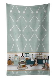 Black Tricolor Basset Hound in the Kitchen Kitchen Towel Dish Cloths Guest Hand Towel Decorative Bathroom Towel for Face,Tea, Dishcloth