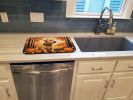 Lakeland Terrier Fall Dish Drying Mat Absorbent Dish Drying Mat Pad for Kitchen Counter Dish Drainer Mat for Countertop, 14 x 21", Multicolor