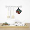 German Shepherd Christmas Pair of Pot Holders Kitchen Heat Resistant Pot Holders Sets Oven Hot Pads for Cooking Baking BBQ, 7 1/2 x 7 1/2