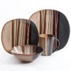 Brown Bazaar Dinnerware Set - Enhance Your Dining Experience with Style and Elegance!