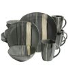 Brown Bazaar Dinnerware Set - Enhance Your Dining Experience with Style and Elegance!