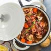 Dutch Oven,Dutch Oven Pot with Lid,3 QT Enamel Dutch Ovens with Dual Handles,Cast Iron Pot for Braiser,Cooking,Gifts for Family